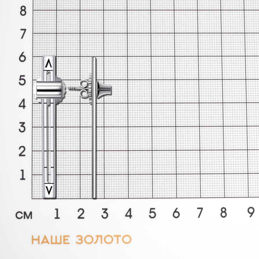Серебряные серьги Альтеза А9С20309