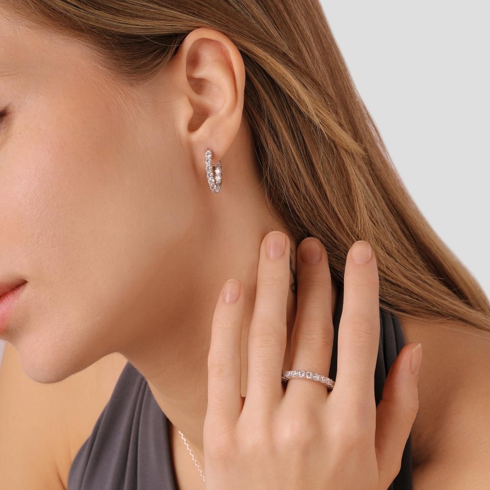 Серебряные серьги Альтеза А9C20269