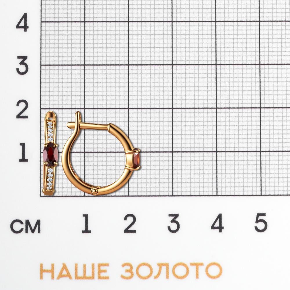 Серебряные серьги Efremof ЮП12210513198-4