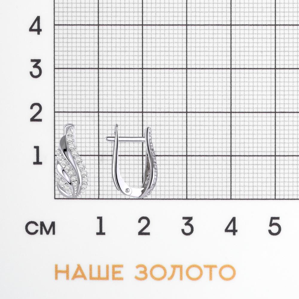 Серебряные серьги Вознесенский 6В11-0997
