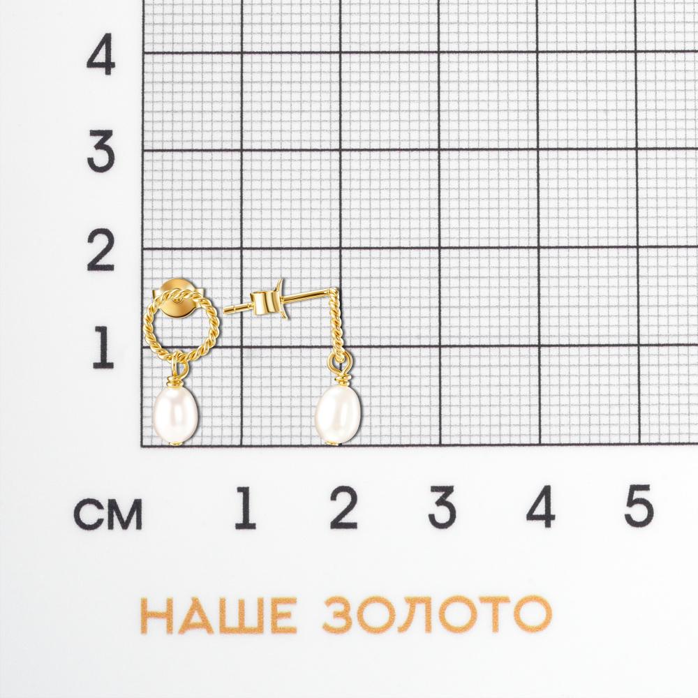 Серебряные серьги гвоздики Wong jewelry co., ltd ВЧ041-73365/ЖП