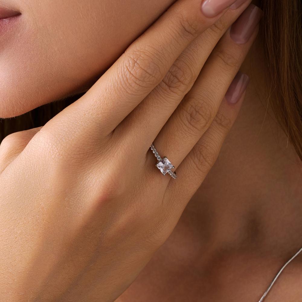 Серебряное кольцо Золотая столица ЗЧС1180891010