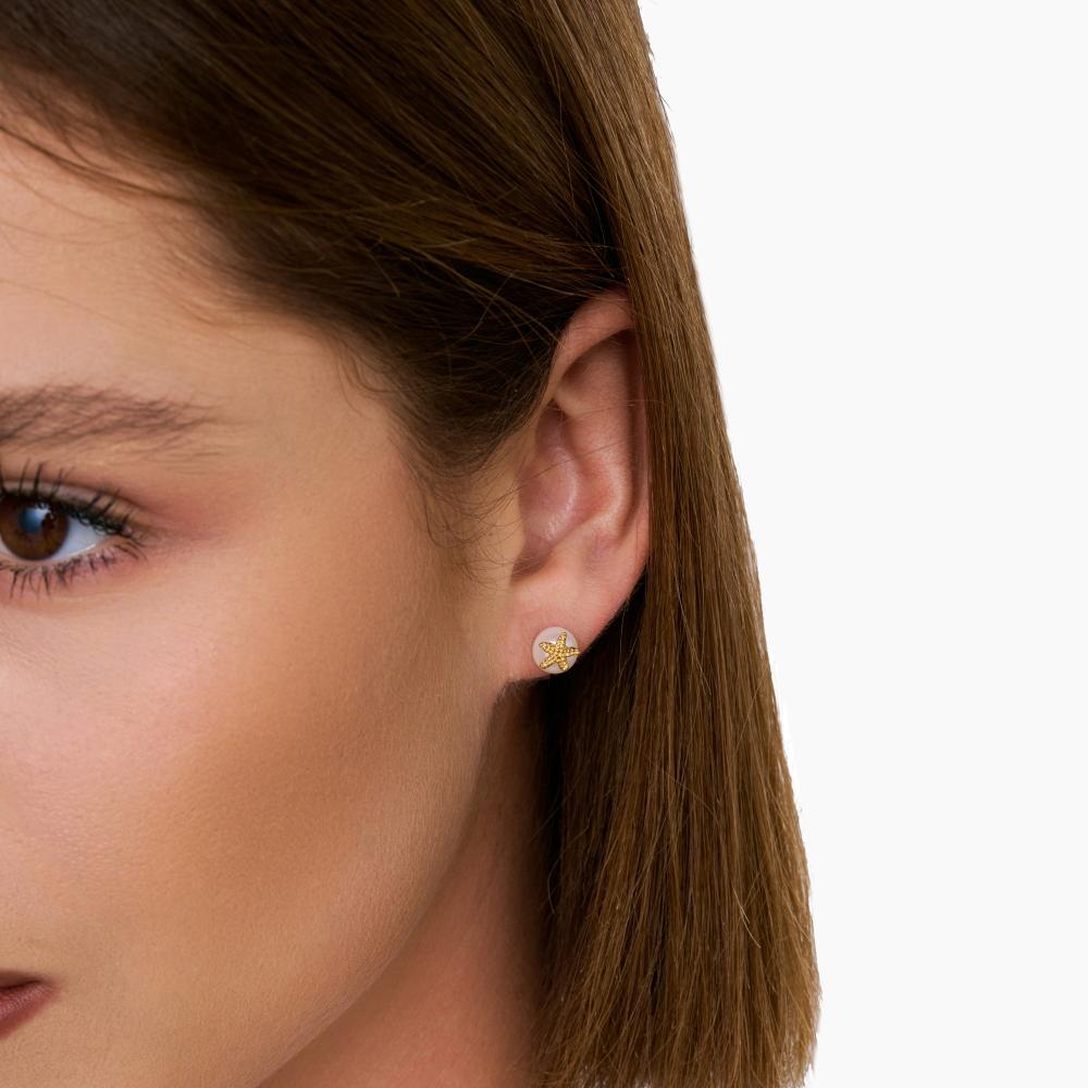Серебряные серьги гвоздики Wong jewelry co., ltd ВЧ041-73071/ЖП