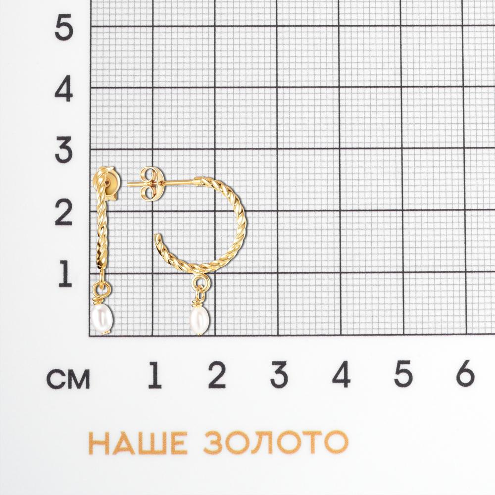 Серебряные серьги подвесные Wong jewelry co., ltd ВЧ041-69080/ЖП
