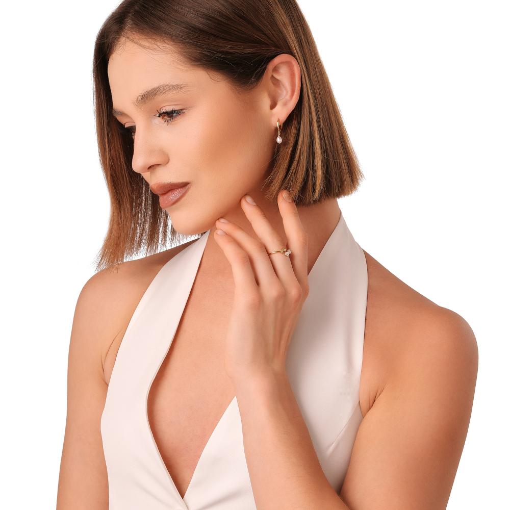 Серебряные серьги подвесные Wong jewelry co., ltd ВЧ041-71307/ЖП