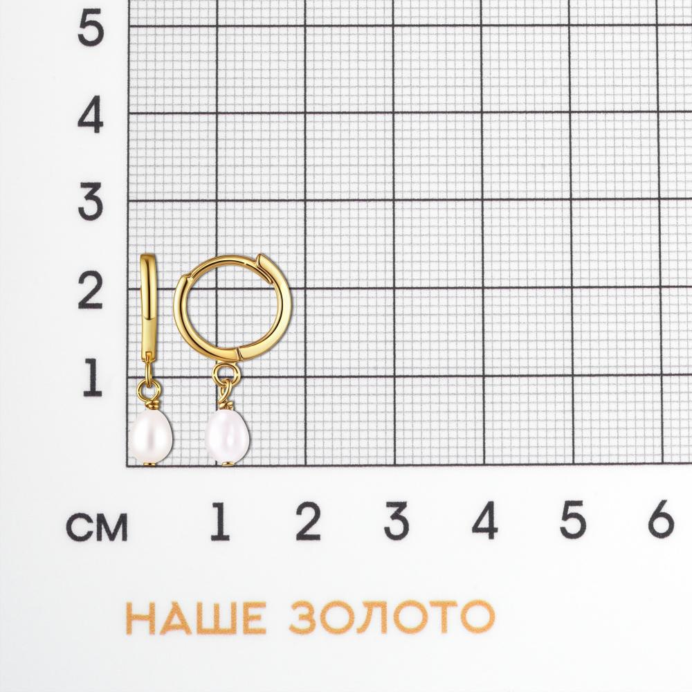 Серебряные серьги подвесные Wong jewelry co., ltd ВЧ041-71307/ЖП