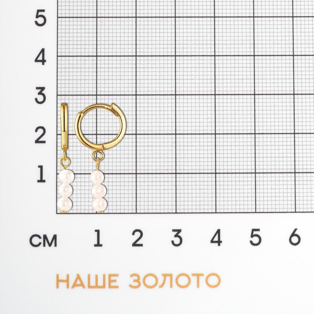 Серебряные серьги подвесные Wong jewelry co., ltd ВЧ041-71885/ЖП