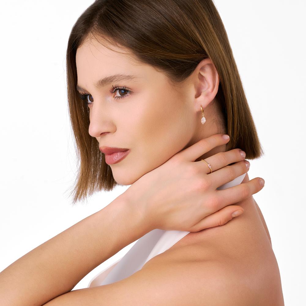 Серебряные серьги подвесные Wong jewelry co., ltd ВЧ041-73750/ЖП