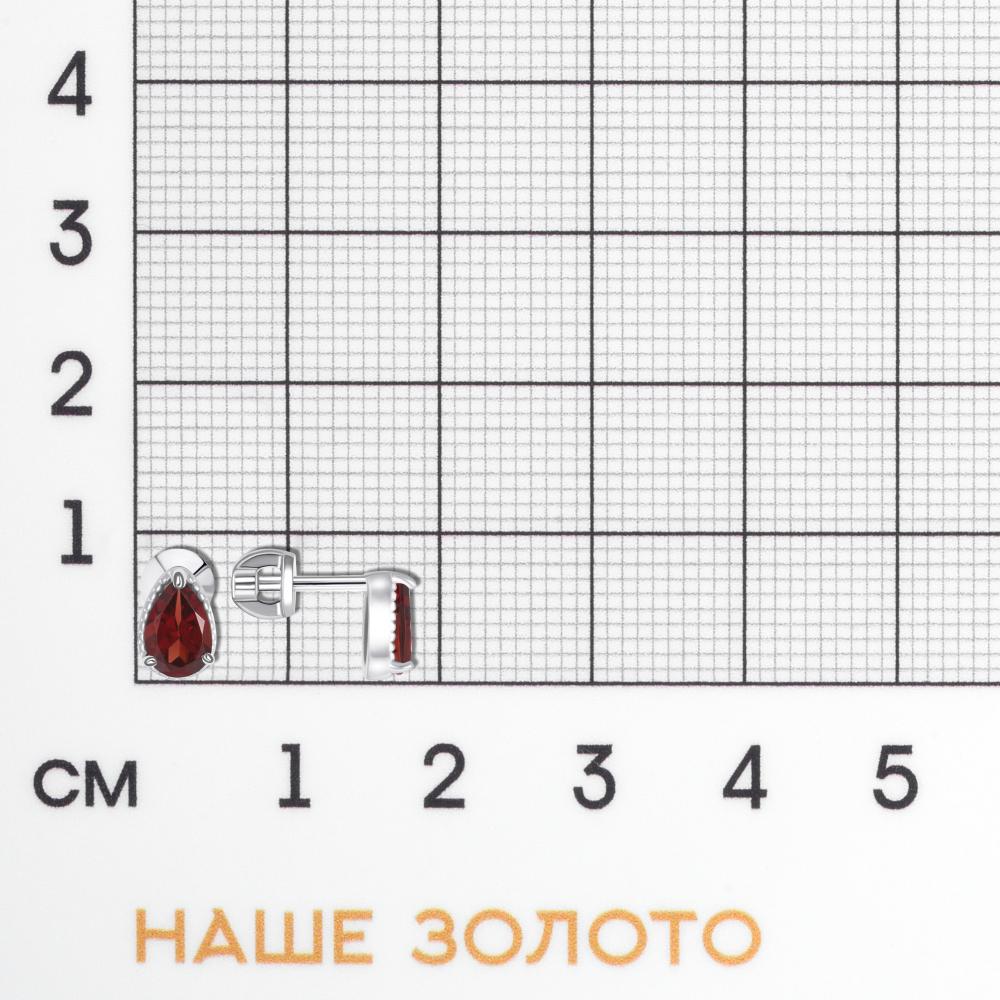 Серебряные серьги гвоздики Sokolov ДИ92022550