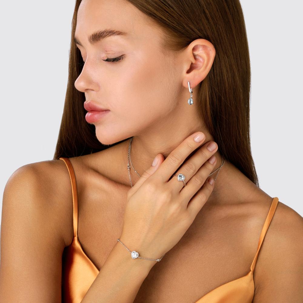 Серебряные серьги подвесные Sokolov ДИ92023150
