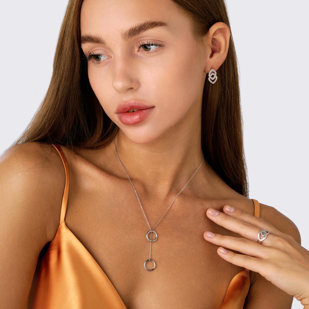 Серебряное кольцо Золотые купола ЗК1101738-00775