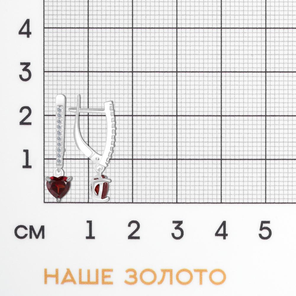 Серебряные серьги подвесные Sokolov ДИ92022922