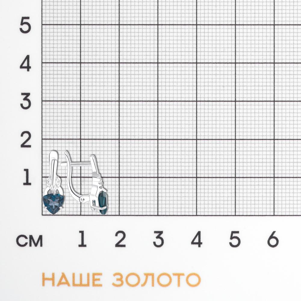 Серебряные серьги Sokolov ДИ92021178