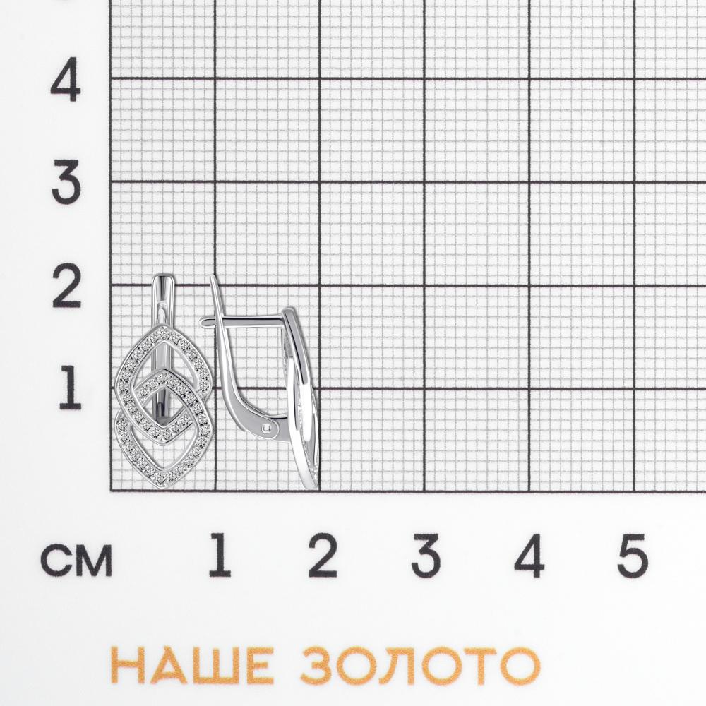 Серебряные серьги Золотые купола ЗК2101738-00775