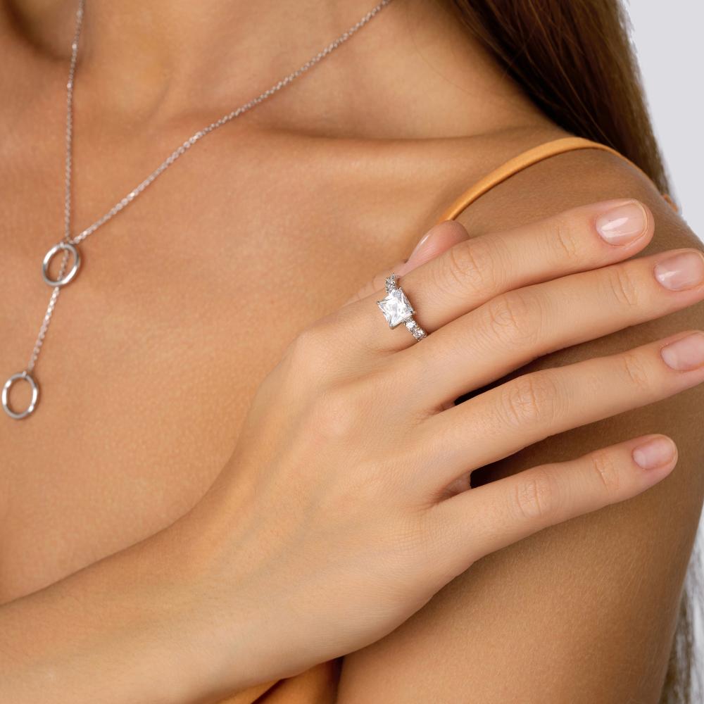 Серебряное кольцо Золотые купола ЗК1101683-00775