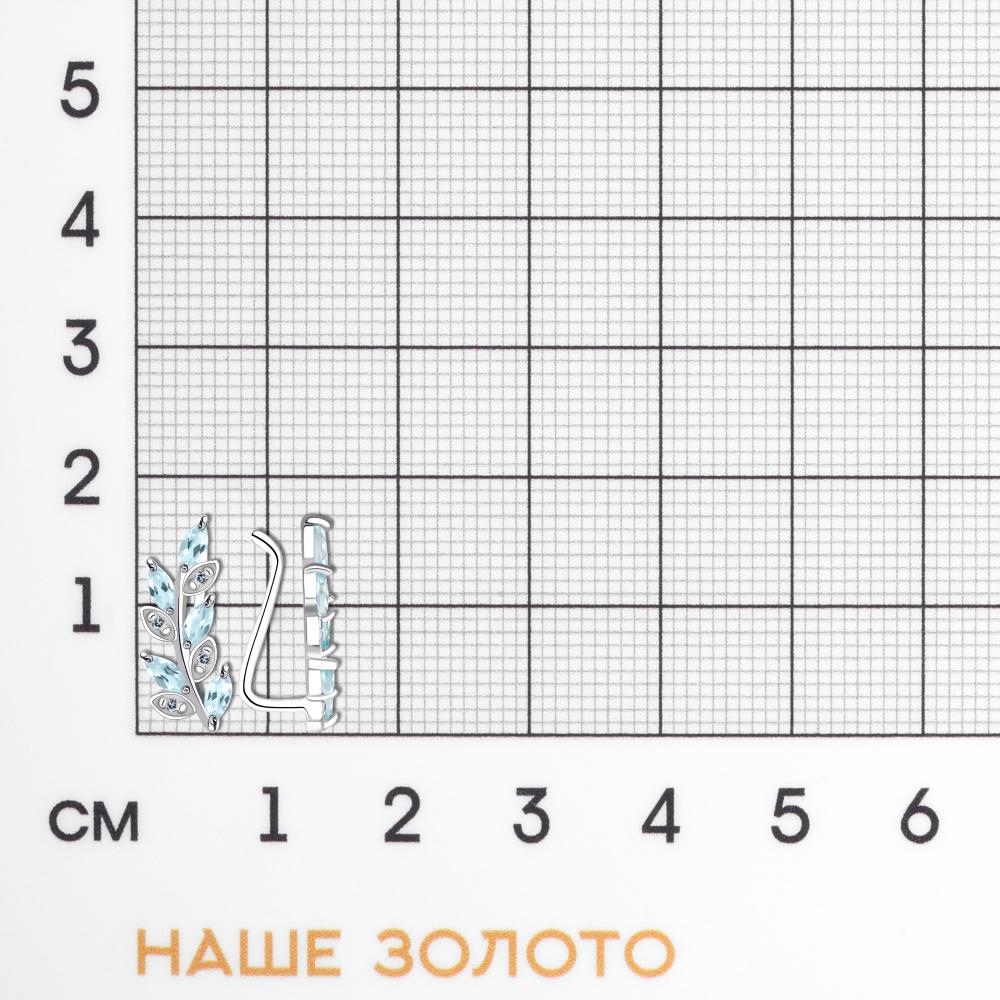 Серебряные серьги Sokolov ДИ92023045
