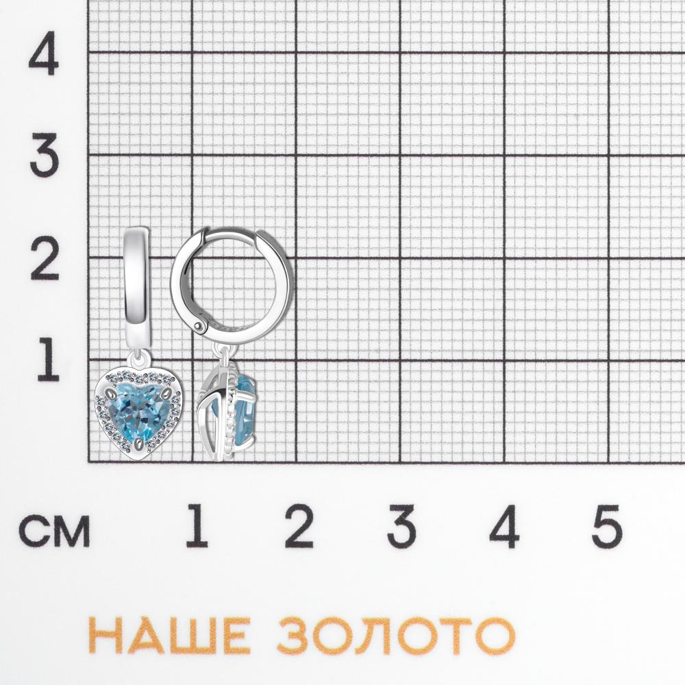 Серебряные серьги конго Sokolov ДИ92022964