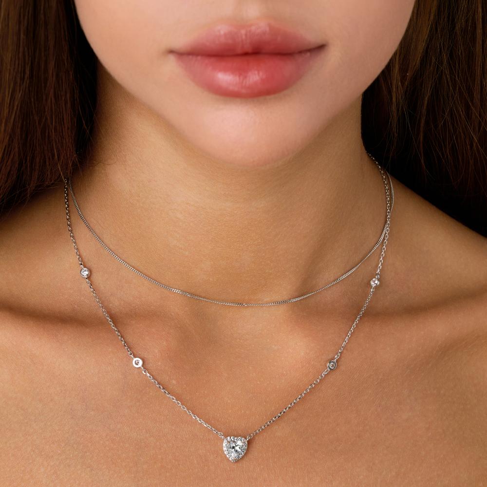 Серебряное колье Sokolov ДИ92070079
