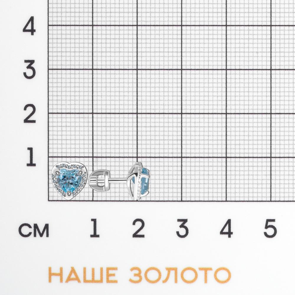 Серебряные серьги гвоздики Sokolov ДИ92022956