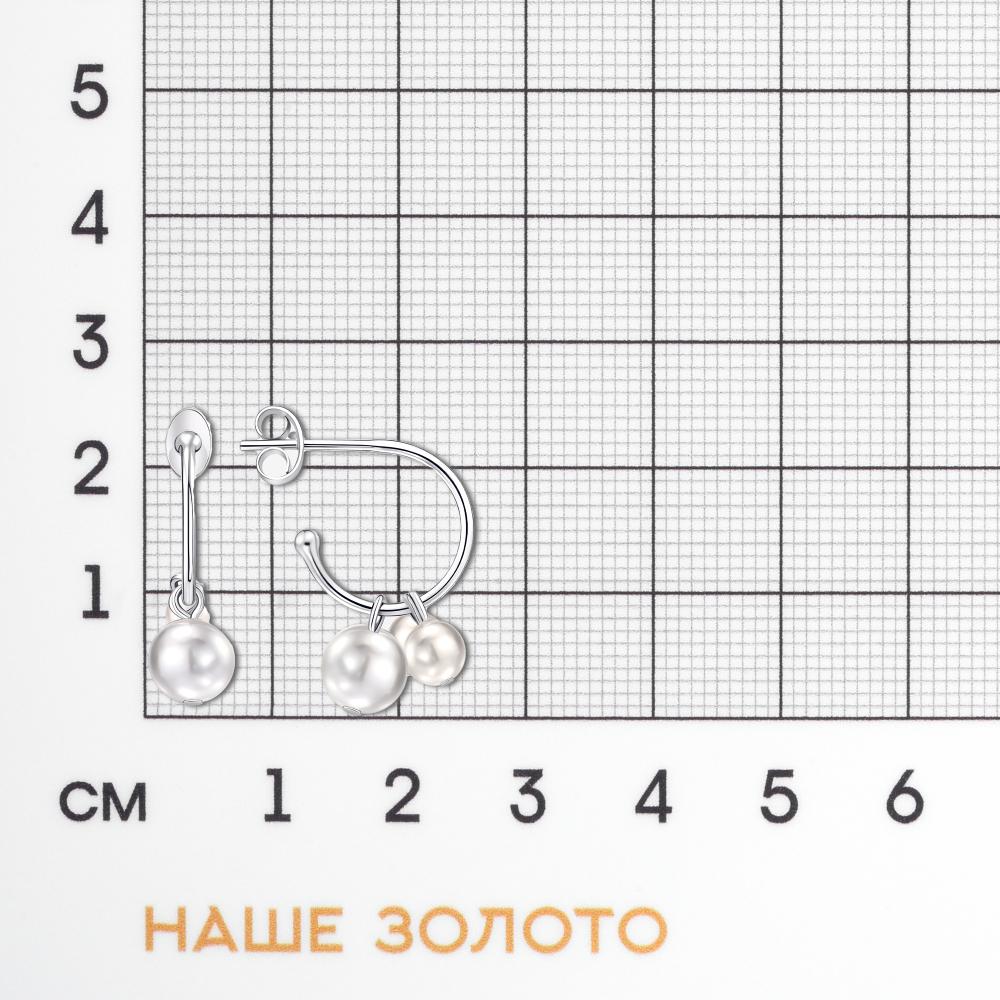 Серебряные серьги подвесные Wong jewelry co., ltd ВЧ041-73944/РД