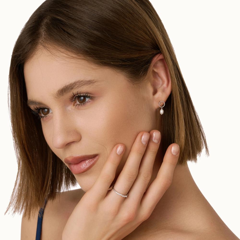 Серебряные серьги гвоздики Wong jewelry co., ltd ВЧ041-73365/РД