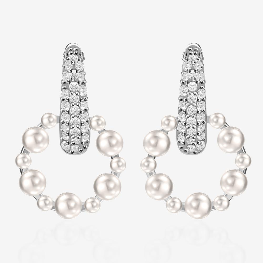 Серебряные серьги подвесные Wong jewelry co., ltd ВЧ041-73869/РД