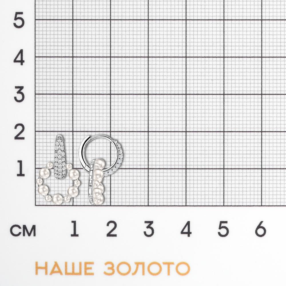 Серебряные серьги подвесные Wong jewelry co., ltd ВЧ041-73869/РД