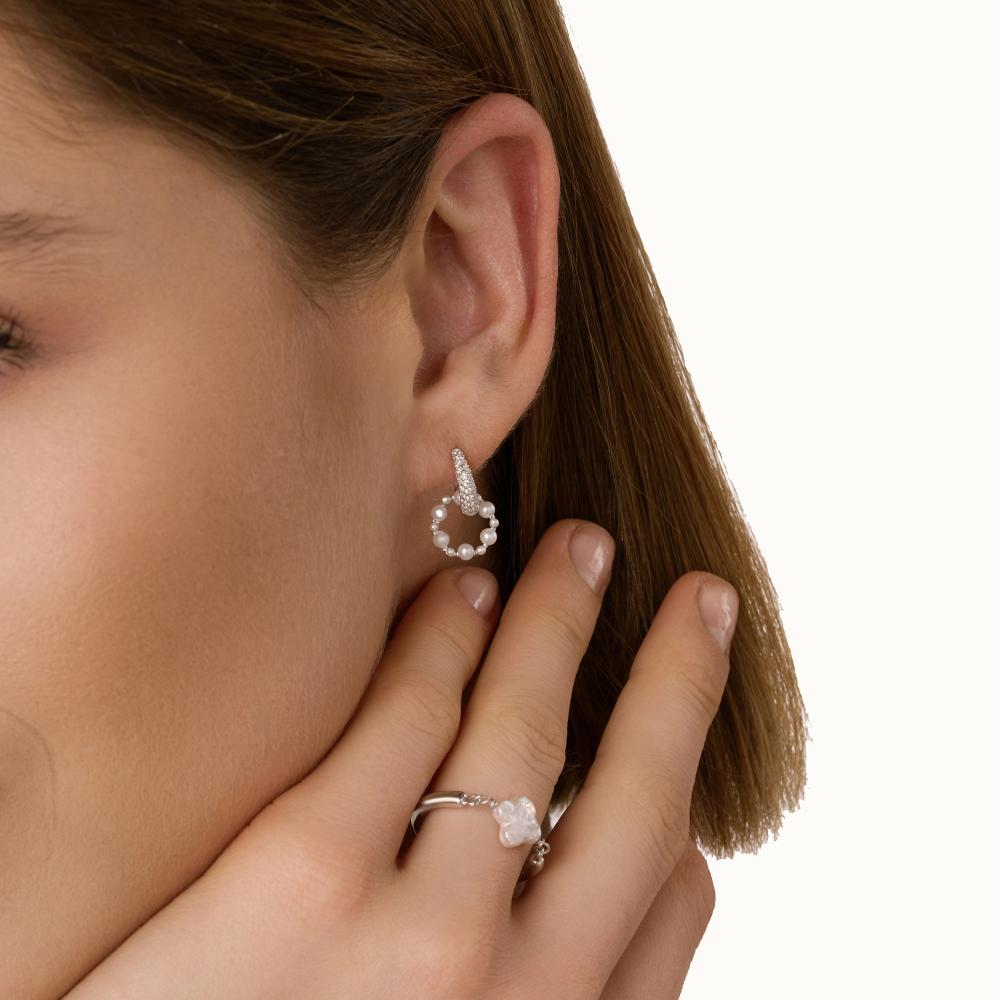 Серебряные серьги подвесные Wong jewelry co., ltd ВЧ041-73869/РД