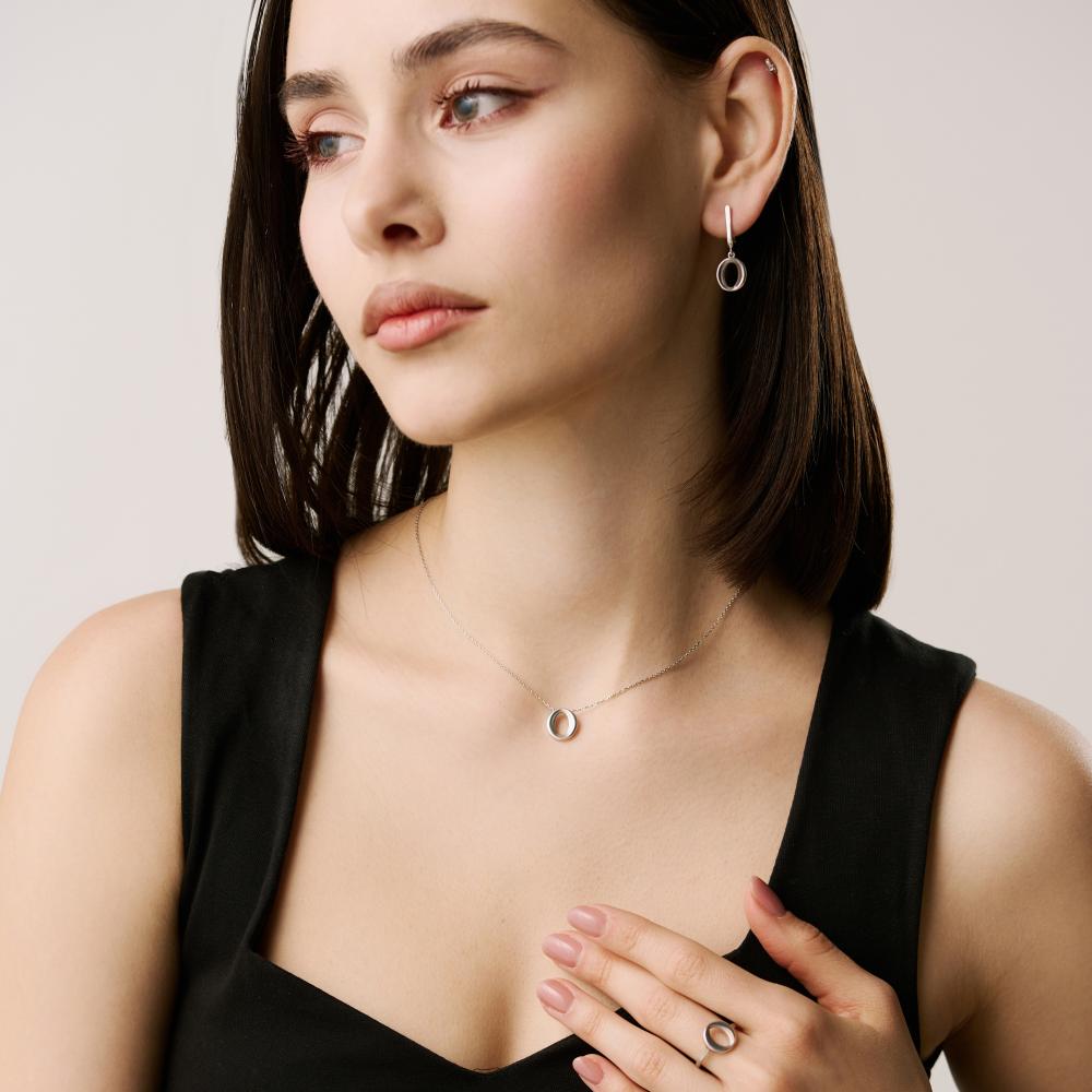 Серебряное колье Sokolov ДИ94071439