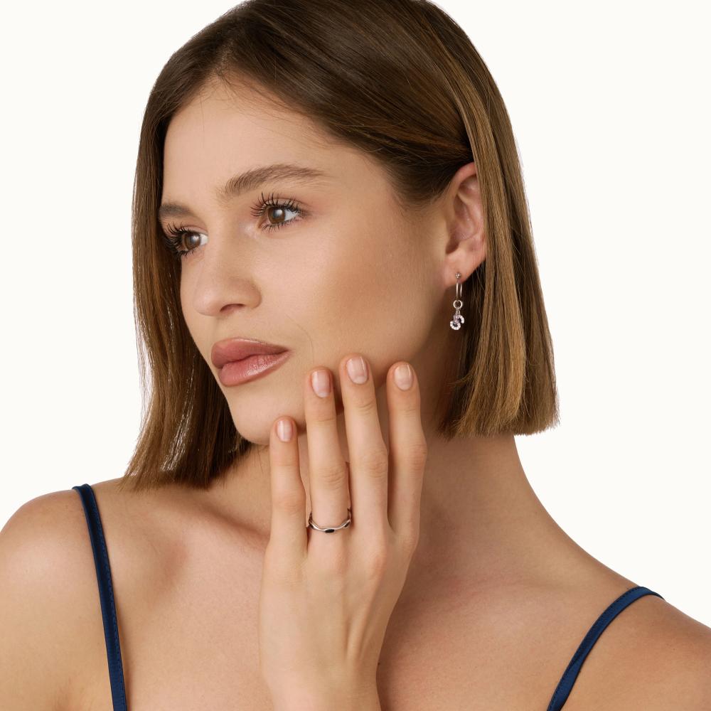 Серебряные серьги подвесные Wong jewelry co., ltd ВЧ041-73462/РД