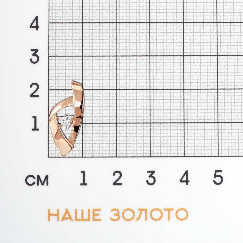 Золотая подвеска Санис из красного золота 585 пробы СН08-319150