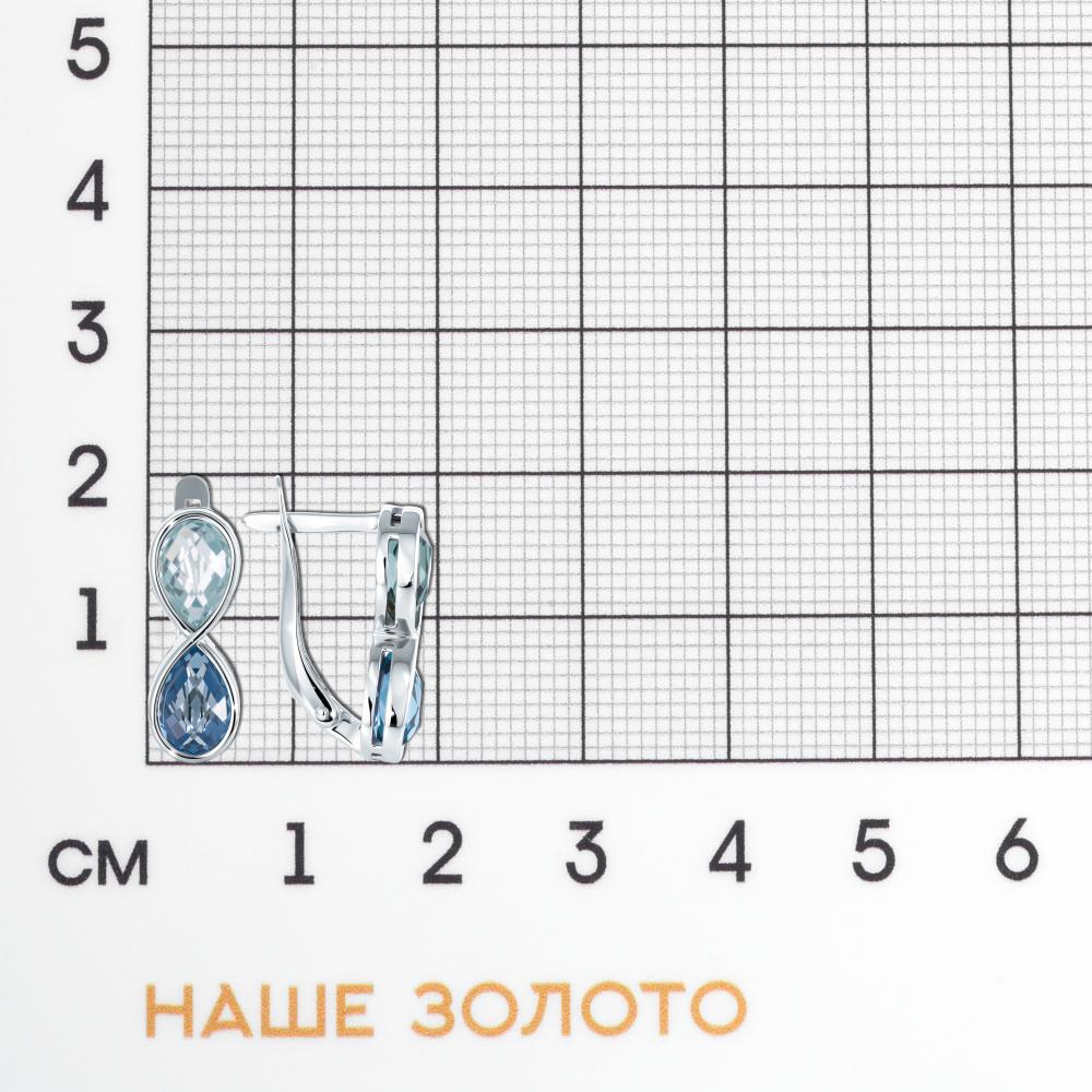 Золотые серьги Соул из красного золота 585 пробы С6Б2214604