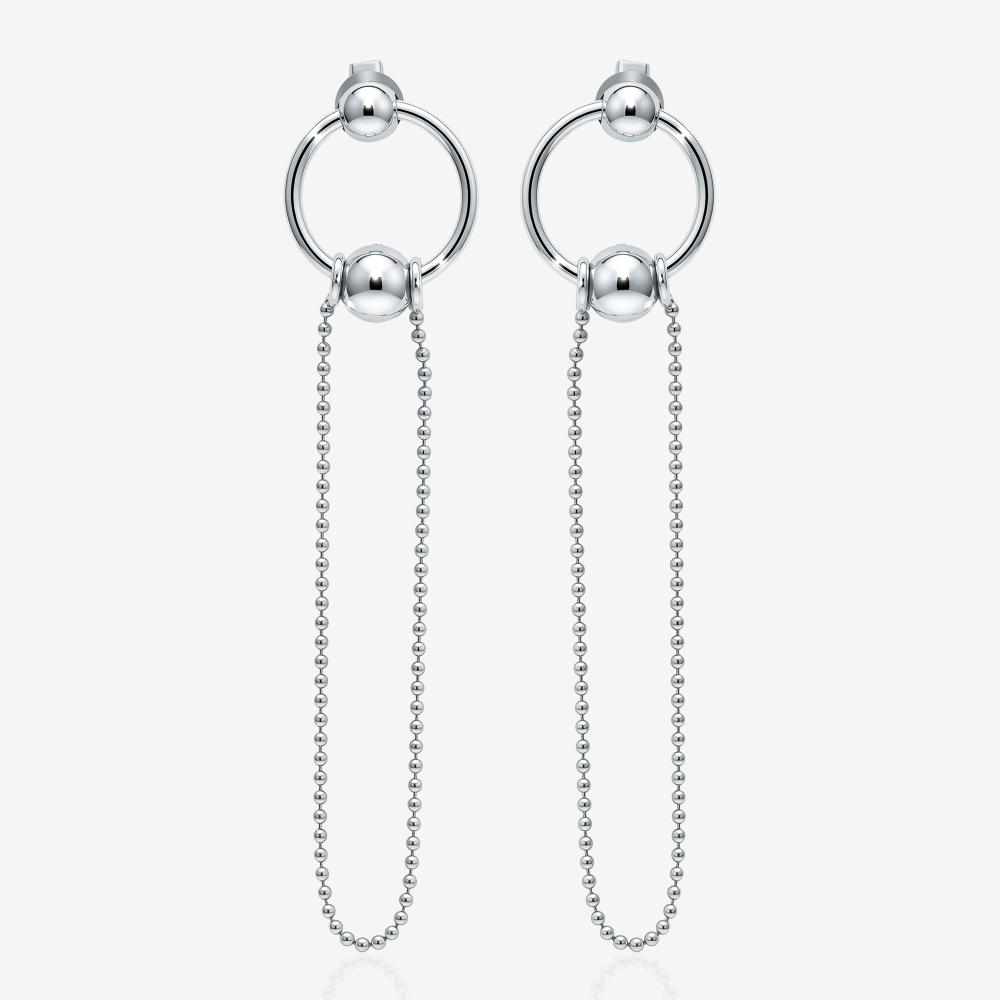 Серебряные серьги подвесные Imperial emporium ИПРЖЕ8782