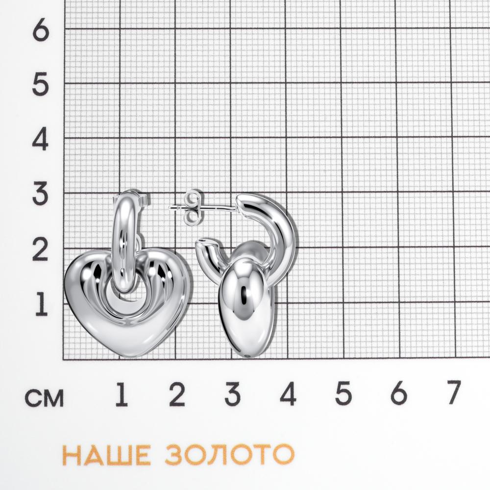 Серебряные серьги Вижендекомпани ВФС110030