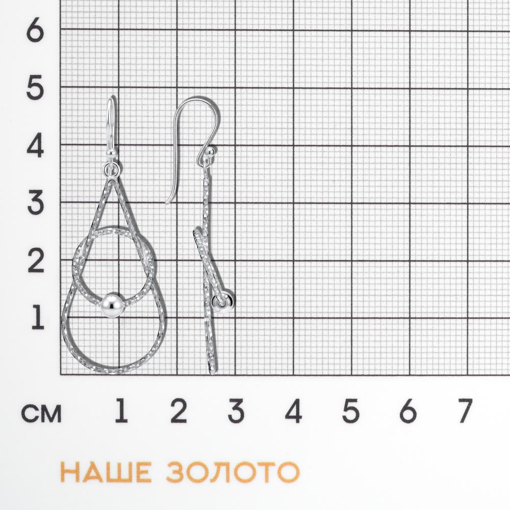 Серебряные серьги подвесные Imperial emporium ИПРЖЕ8068