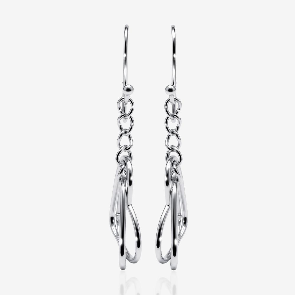 Серебряные серьги подвесные Imperial emporium ИПРЖЕ8133