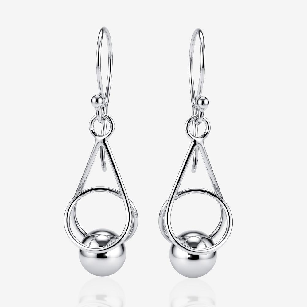 Серебряные серьги подвесные Imperial emporium ИПРЖЕ8040
