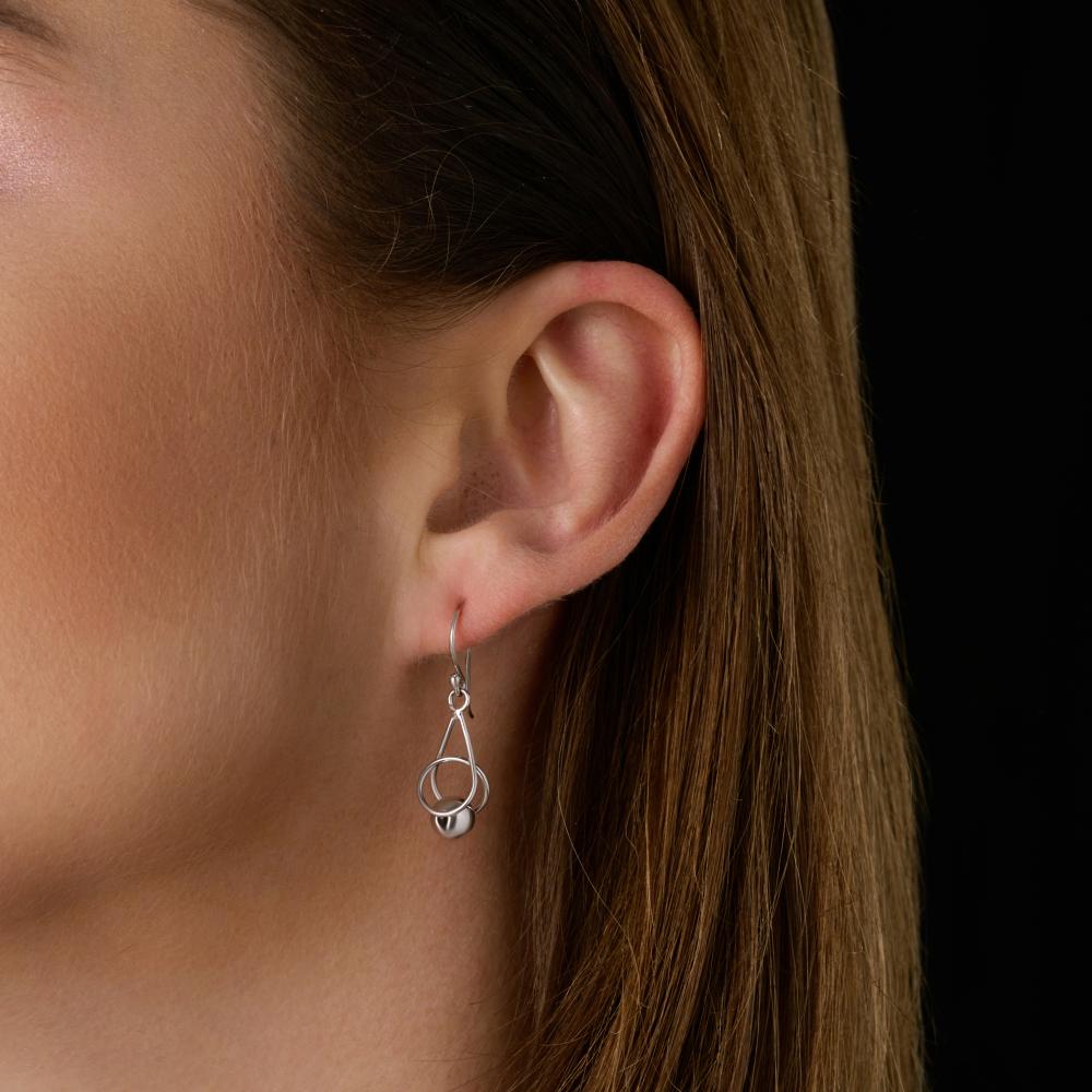 Серебряные серьги подвесные Imperial emporium ИПРЖЕ8040