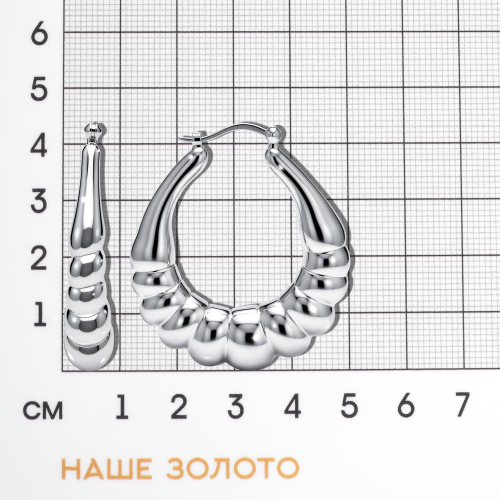 Серебряные серьги Вижендекомпани ВФС110040