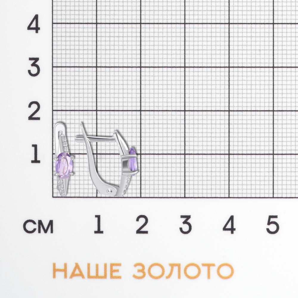 Серебряные серьги Талант ТБ10-72-000Щ-11806