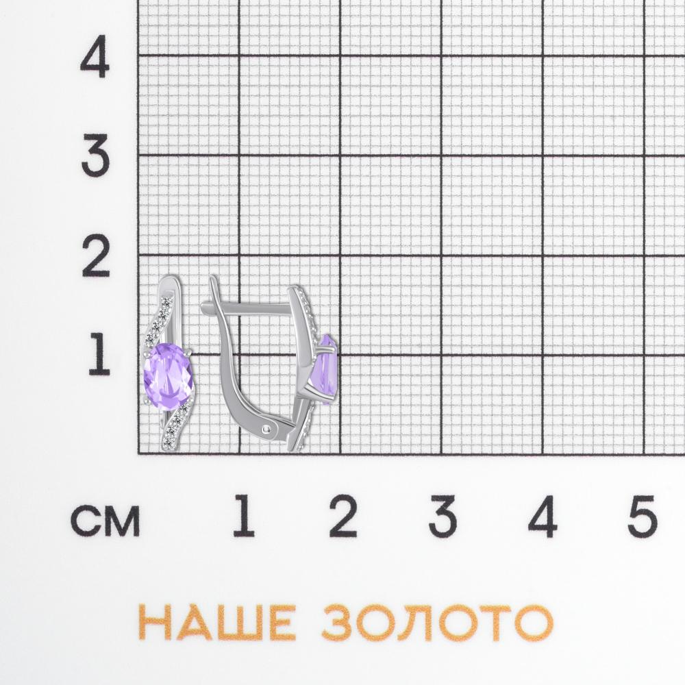 Серебряные серьги Талант ТБ10-72-000Щ-11815
