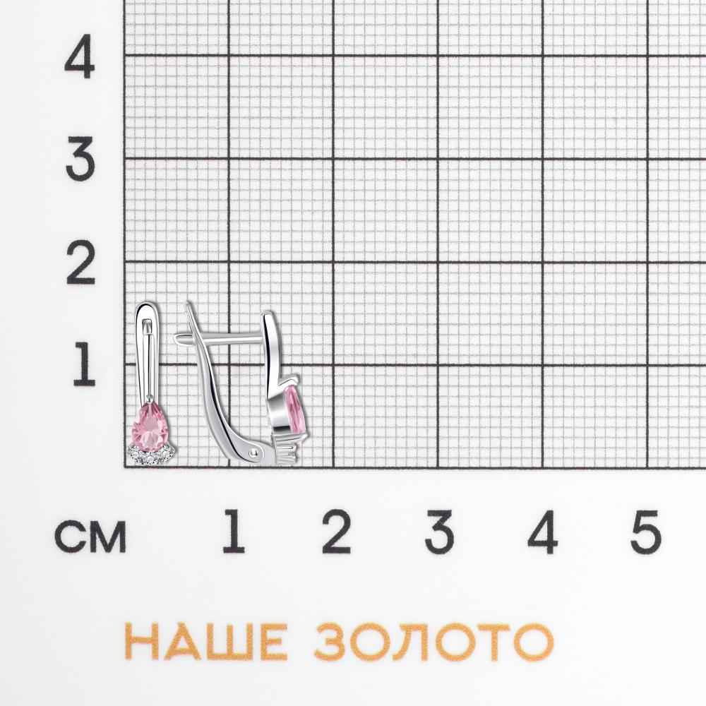 Серебряные серьги Талант ТБ10-72-000Э-11807