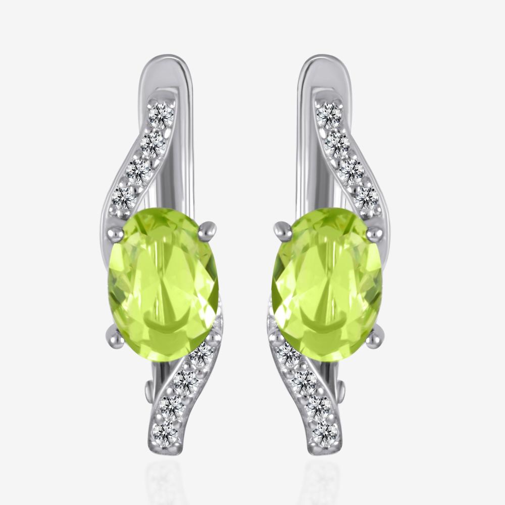 Серебряные серьги Талант ТБ10-72-000П-11815