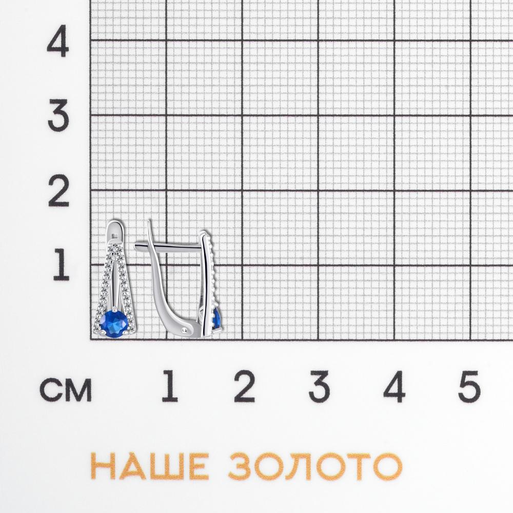 Серебряные серьги Талант ТБ10-72-0004-10853