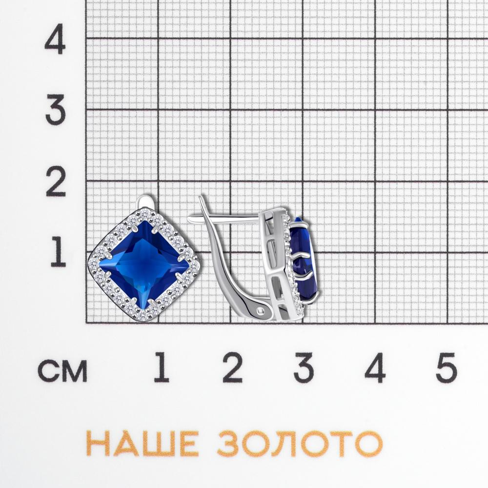 Серебряные серьги Талант ТБ10-72-0004-29075