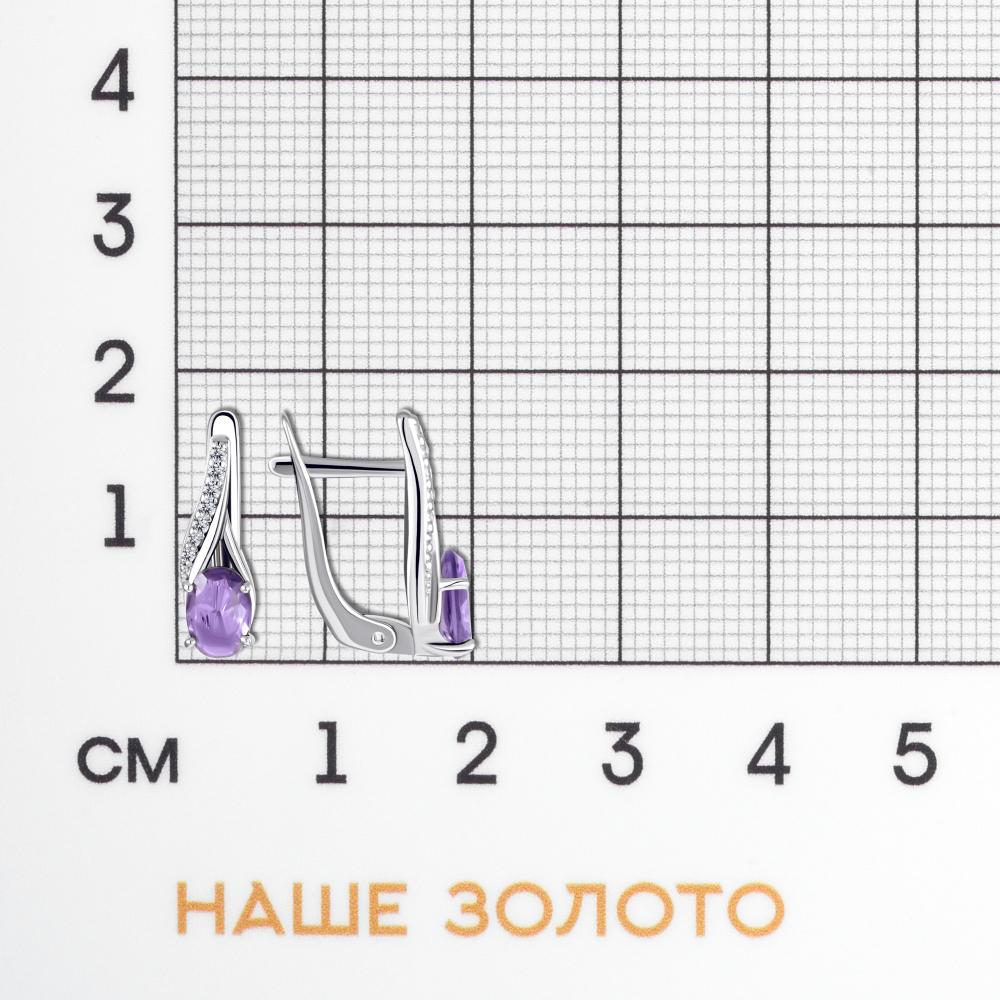 Серебряные серьги Талант ТБ10-72-000Щ-11816