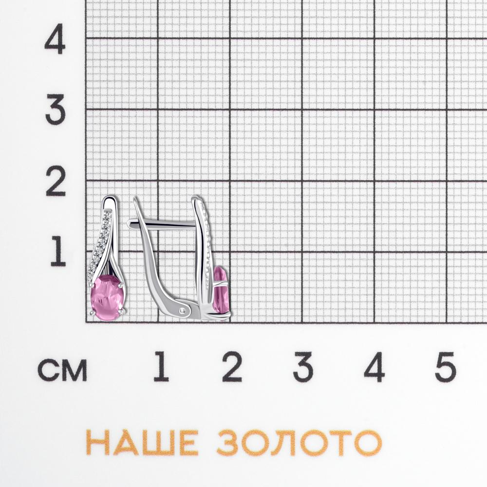 Серебряные серьги Талант ТБ10-72-000Э-11816