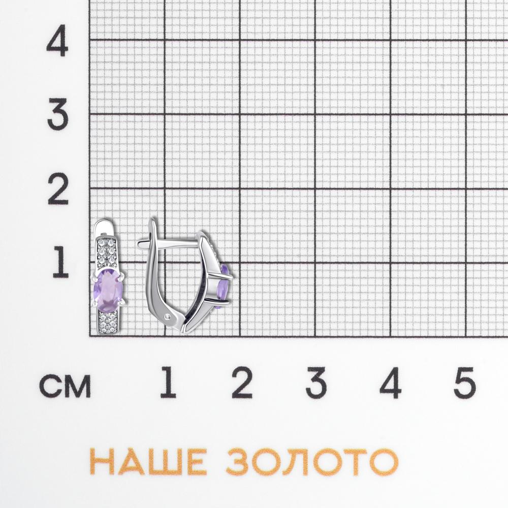 Серебряные серьги Талант ТБ10-72-000Щ-11808