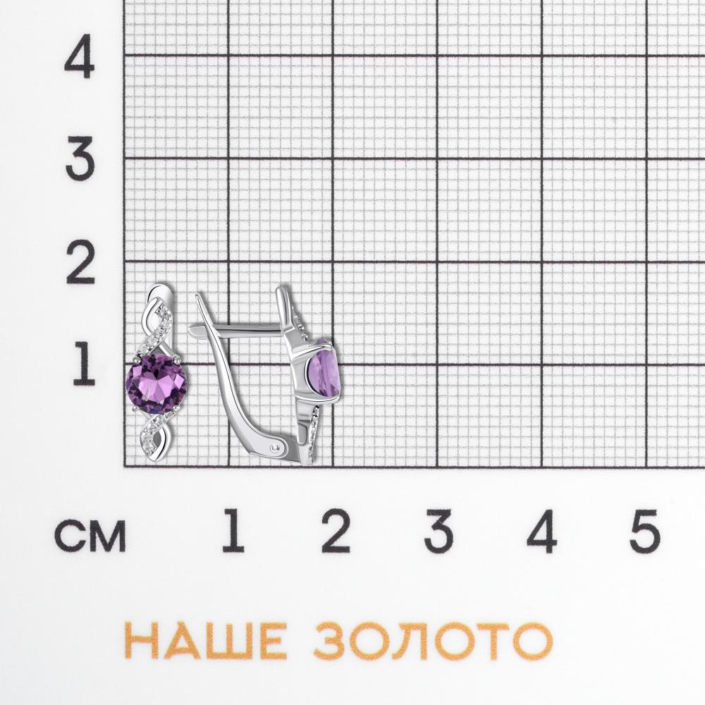 Серебряные серьги Талант ТБ10-72-000Щ-11810
