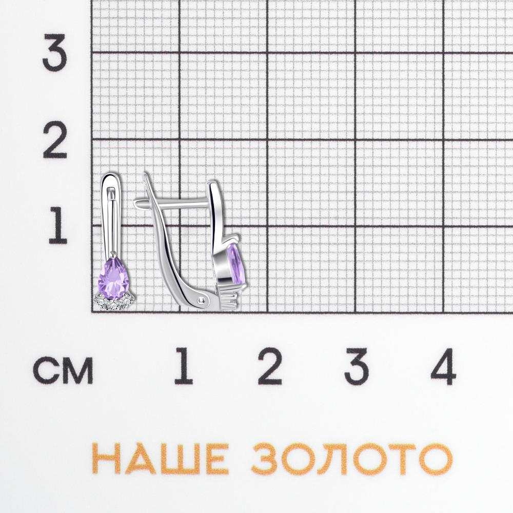 Серебряные серьги Талант ТБ1072000Щ11807